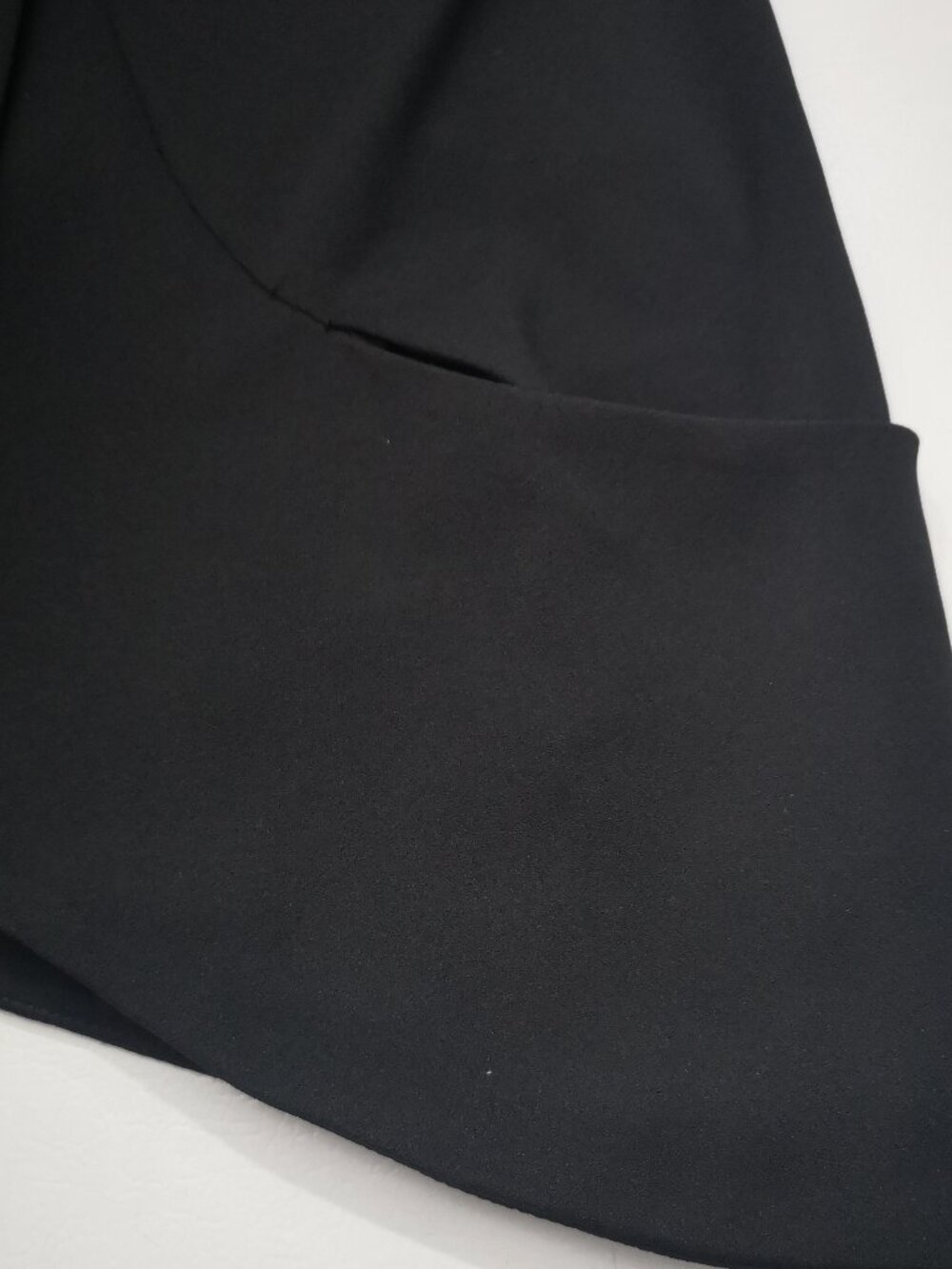Ricki's Ladies Size Large Black 3/4 Sleeves w/ Cuffs Rounded Front Open Blazer - Picture 7 of 11